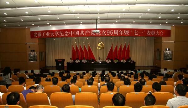 纪念建党95周年图文我校召开纪念建党95周年暨“七一”表彰大会