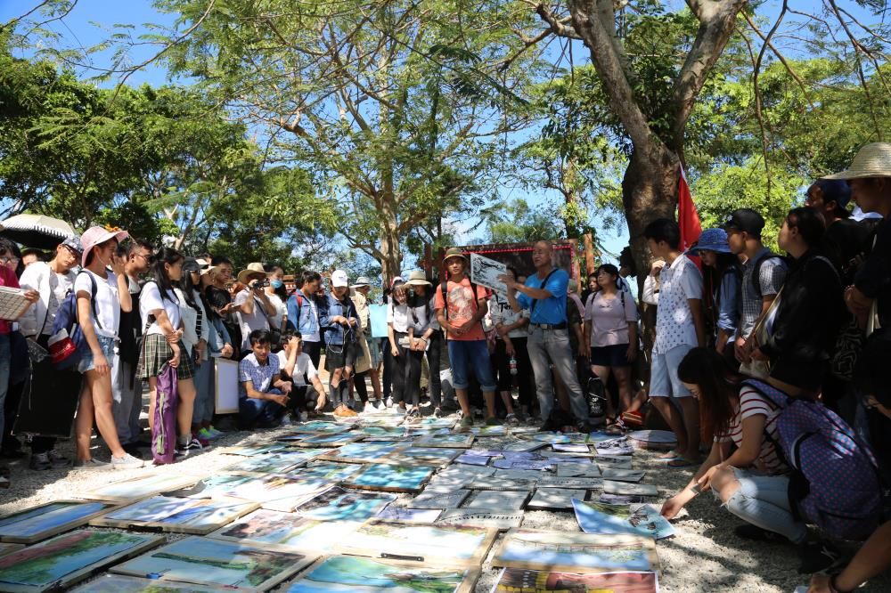 动画学院16级、西藏班门生涠洲岛色彩写生教学实践运动